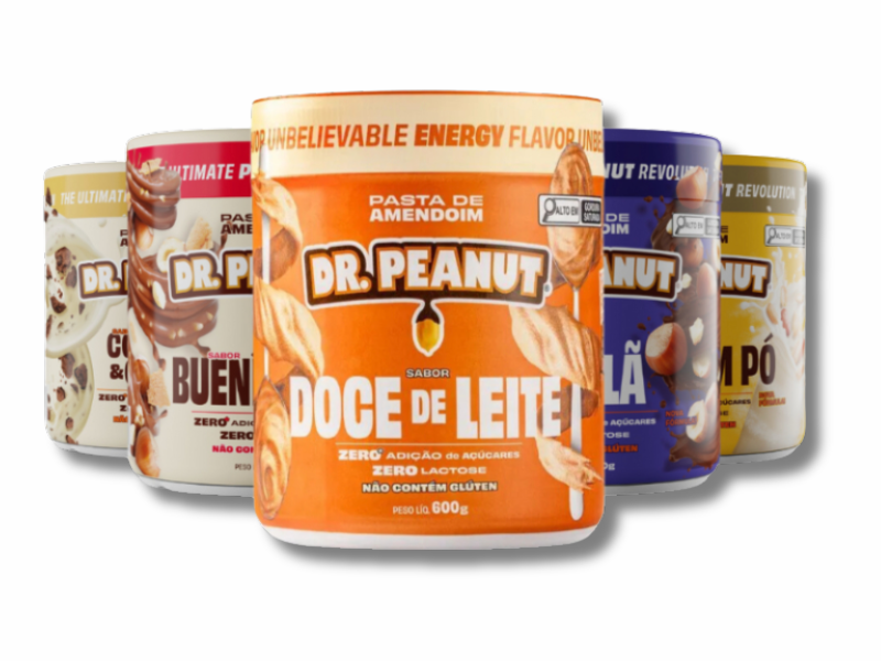 PASTA DE AMENDOIM 800G - Todos os sabores